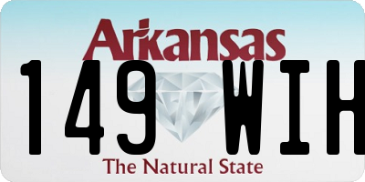 AR license plate 149WIH