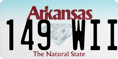 AR license plate 149WII