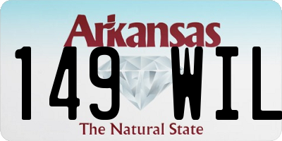 AR license plate 149WIL