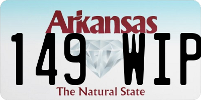 AR license plate 149WIP