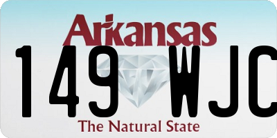 AR license plate 149WJC