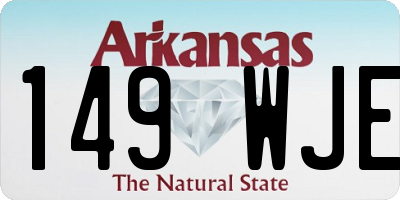 AR license plate 149WJE