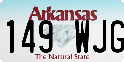 AR license plate 149WJG