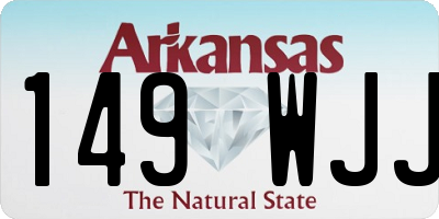 AR license plate 149WJJ