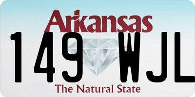 AR license plate 149WJL