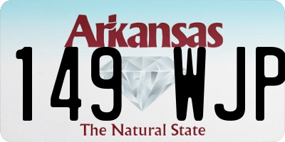 AR license plate 149WJP