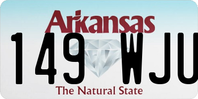 AR license plate 149WJU
