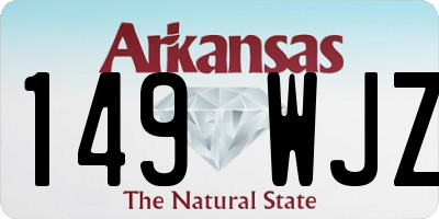 AR license plate 149WJZ