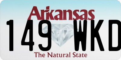 AR license plate 149WKD