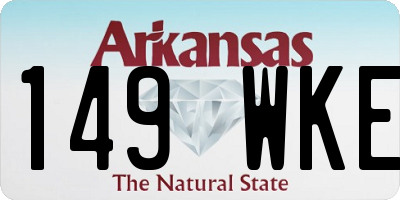 AR license plate 149WKE