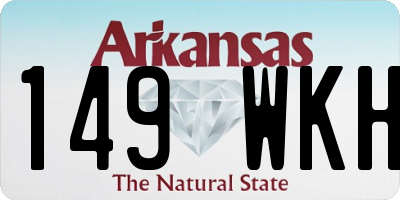 AR license plate 149WKH
