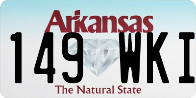 AR license plate 149WKI