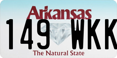 AR license plate 149WKK