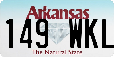 AR license plate 149WKL