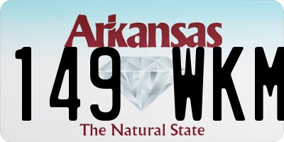 AR license plate 149WKM