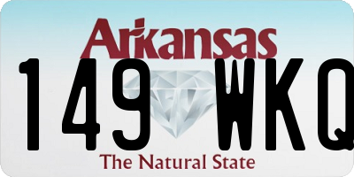 AR license plate 149WKQ