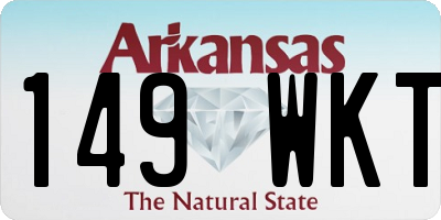 AR license plate 149WKT
