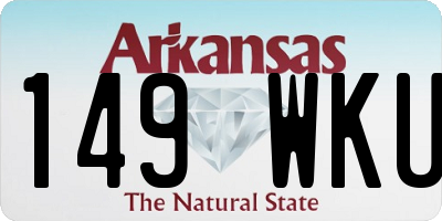 AR license plate 149WKU