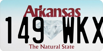 AR license plate 149WKX