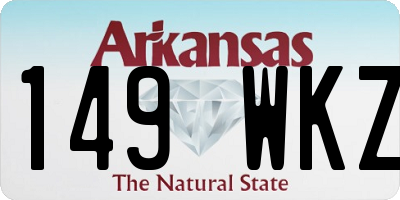AR license plate 149WKZ
