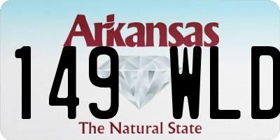 AR license plate 149WLD