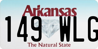 AR license plate 149WLG