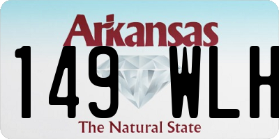 AR license plate 149WLH