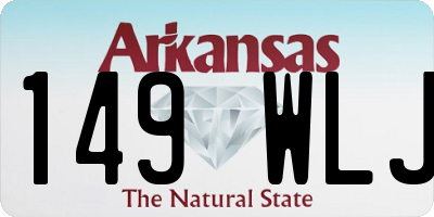 AR license plate 149WLJ