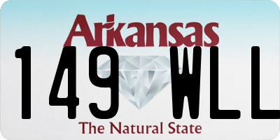 AR license plate 149WLL