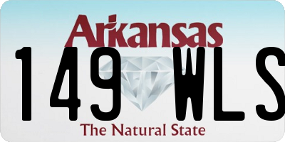 AR license plate 149WLS