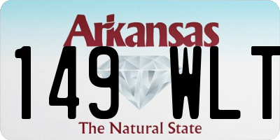 AR license plate 149WLT
