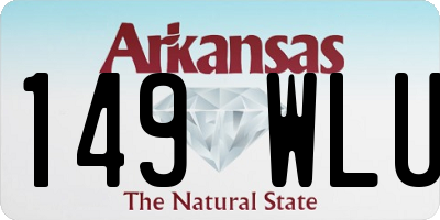 AR license plate 149WLU