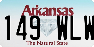 AR license plate 149WLW