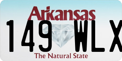 AR license plate 149WLX