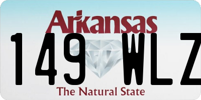 AR license plate 149WLZ