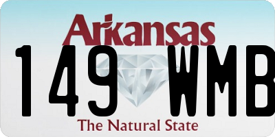 AR license plate 149WMB