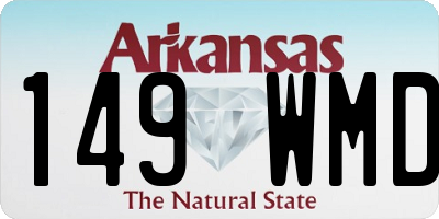 AR license plate 149WMD