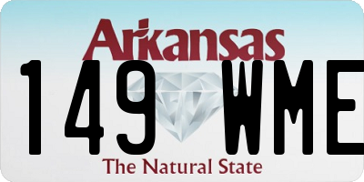AR license plate 149WME
