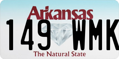 AR license plate 149WMK
