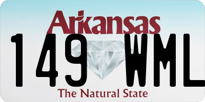 AR license plate 149WML