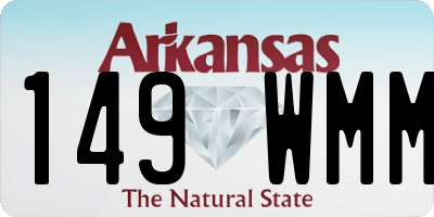 AR license plate 149WMM