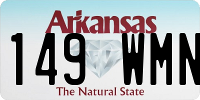 AR license plate 149WMN