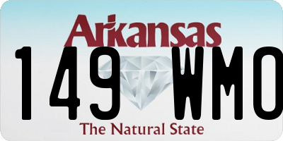 AR license plate 149WMO