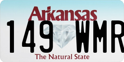 AR license plate 149WMR