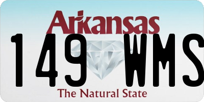 AR license plate 149WMS