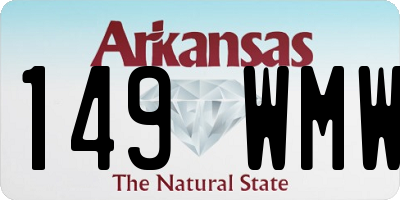 AR license plate 149WMW