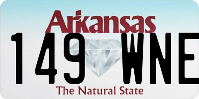 AR license plate 149WNE