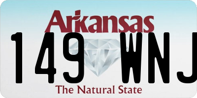 AR license plate 149WNJ