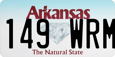 AR license plate 149WRM