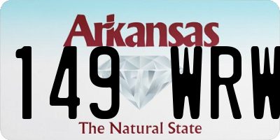 AR license plate 149WRW